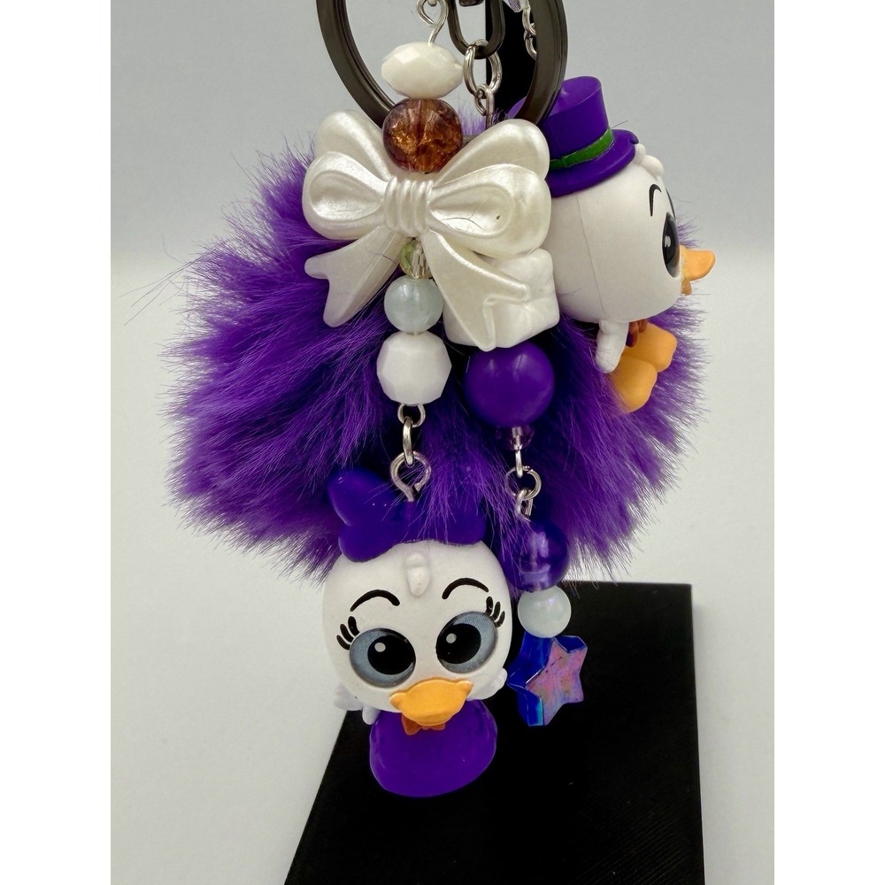 Custom Disney Doorables Donald Duck & Daisy Duck Keychain - Picture 2 of 3